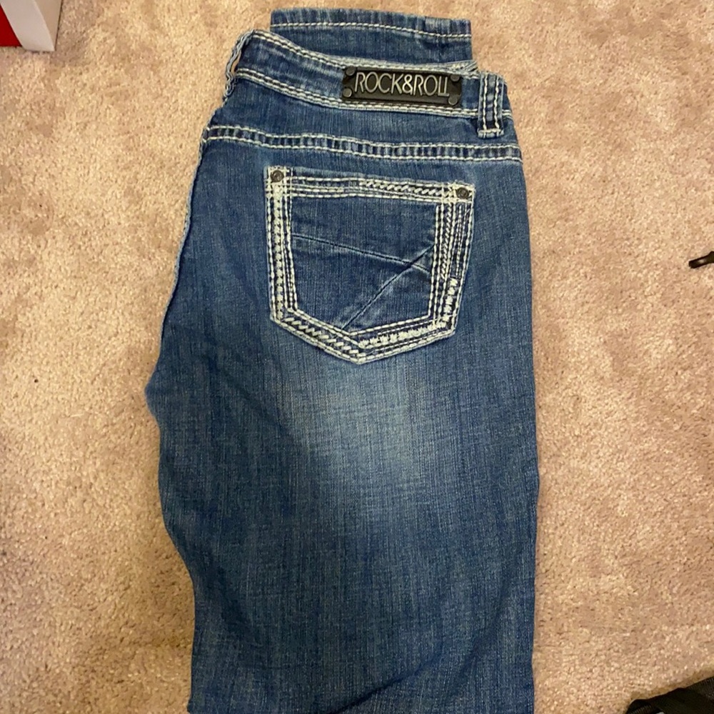 Ladies Rock&Roll Cowgirl skinny Jeans 31x32